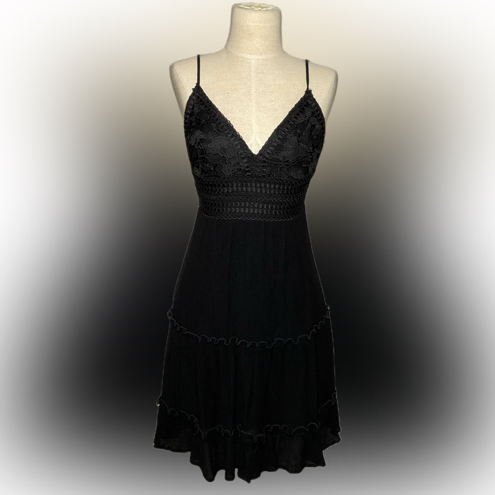Sunset Convos Lace Mini Dress